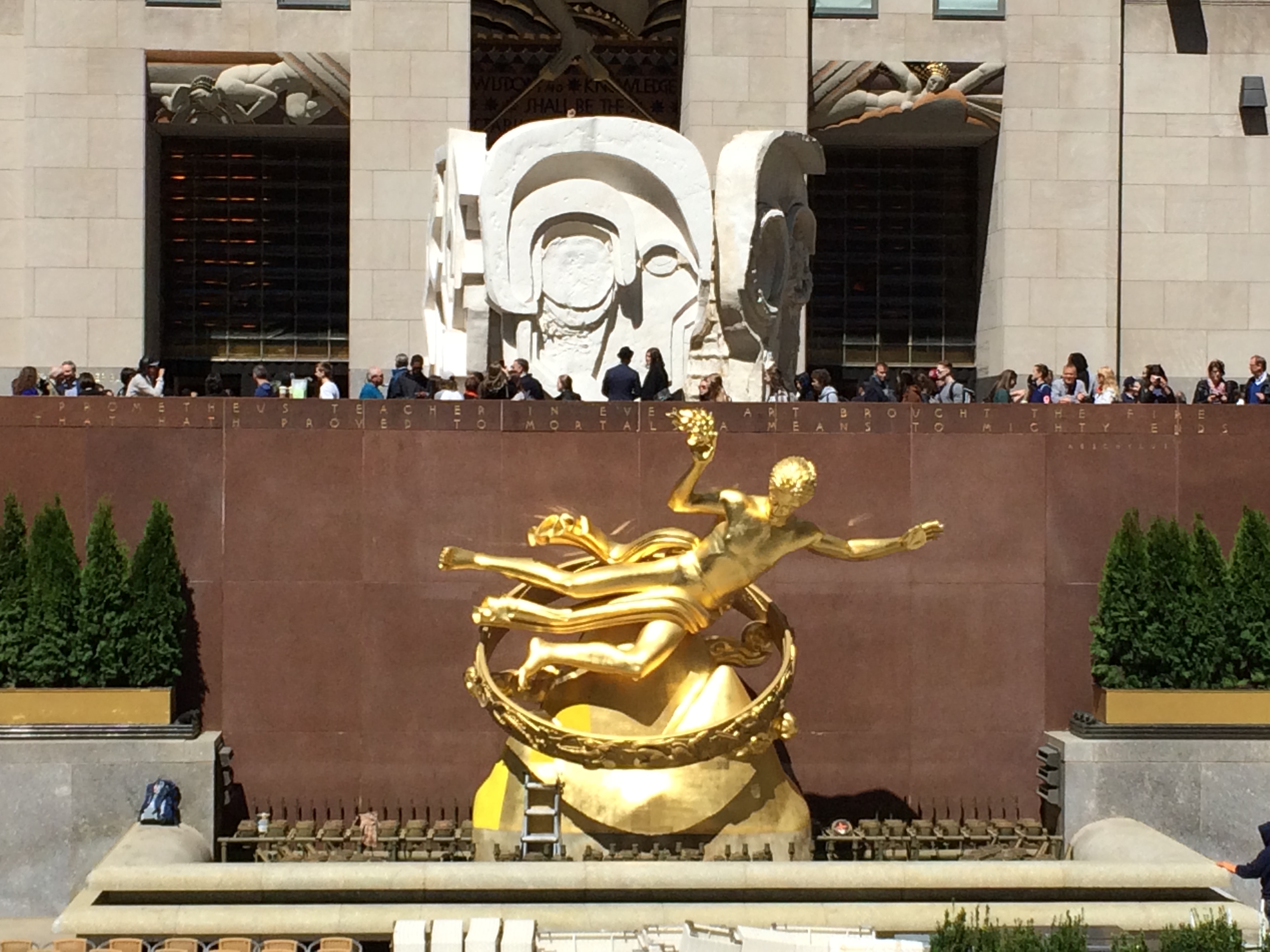 Step Inside Houseago's Immersive Sculpture at Rockefeller