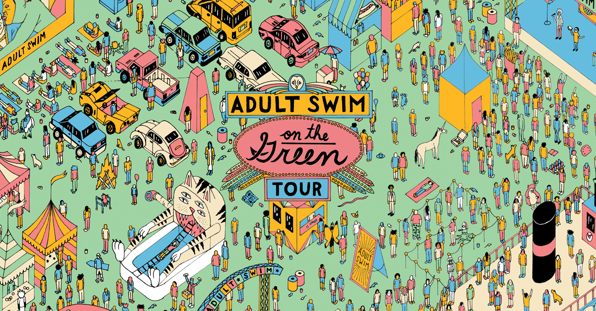 Adult Swim on the Green Tour Coming to New York & Other East Coast